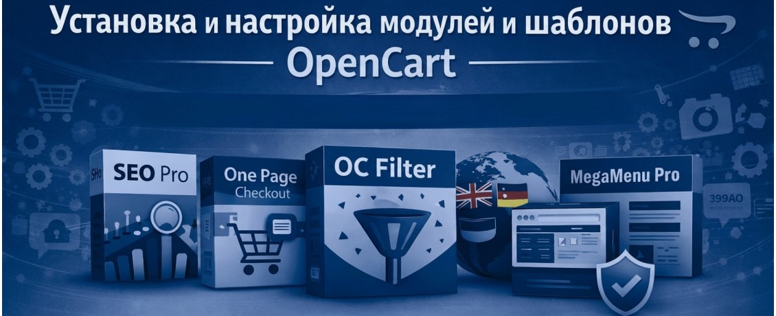 Установка и настройка модулей и шаблонов